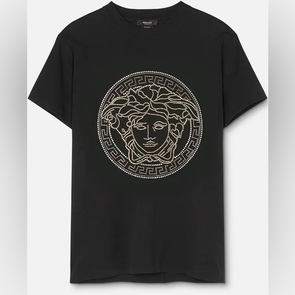 Versace - Medusa Head Cotton T-Shirt - Picture 3 of 7